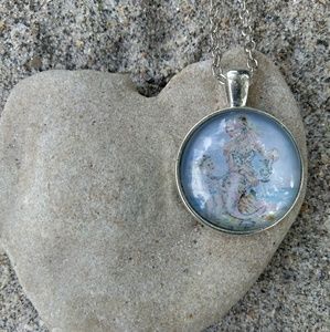 Mother Daughter Mermaid Necklace